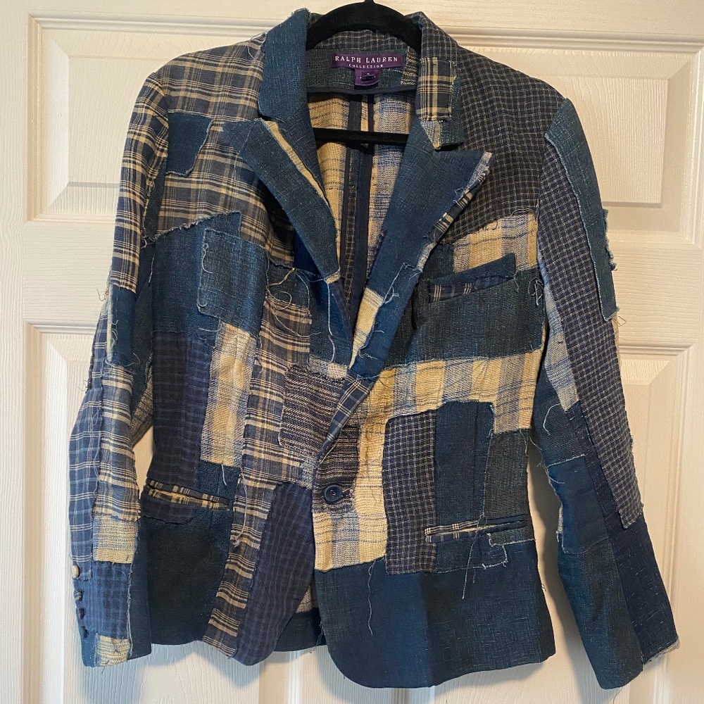 Ralph Lauren Women's Patchwork Denim Blazer